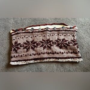 Handmade Crochet Pillow Cover